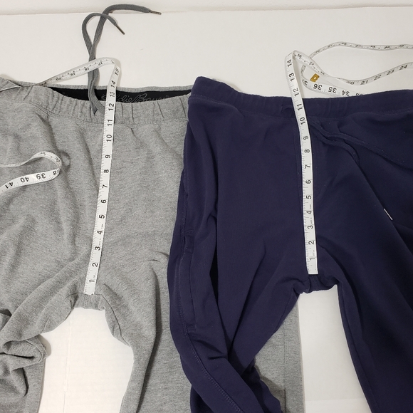Eddie Bauer two lounge pajamas sleepwear pants Men's large gray andbnm navy blue - Picture 4 of 7